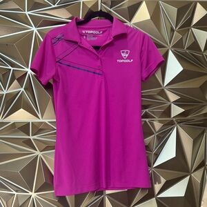 Women's Pink Polo Shirt Topgolf
